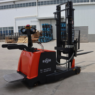 Chine prix d'usine OEM/ODM 1000kg-2000kg entrepôt industriel de haute qualité hauteur d'empilage électrique sur chariot élévateur à mât rétractable avec CE et ISO14001/9001